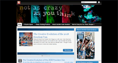 Desktop Screenshot of notascrazyasyouthink.com